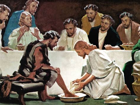 biblical foot washing ceremony